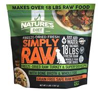 Nature's Diet - Simply Raw® Freeze-Dried Raw Whole Food Makes 18 Pounds of Fresh Raw Food with Muscles, Organs and Bones