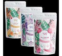 Natures Divine set of 3 Bath salts set 250g in White Natures Divine White