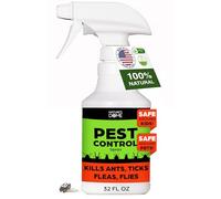 Nature's Dome Eco-Friendly Indoor Bug Spray - 32 oz - Natural Essential Oils for Ant, Roach, Spider, Earwig, Flea & Insect Control - Child & Pet Safe, Fast-Acting Indoor/Outdoor Bug Control