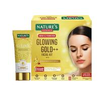 Nature's Essence Glowing Gold Facial Kit (60Grams+15ML)