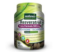 Nature's Essentials Resveratrol 500mg | Full Spectrum Trans-Resveratrol | Advanced Cyclosome Liposomal Delivery | Non-GMO, Gluten Free, Vegetarian | 90 Tablets