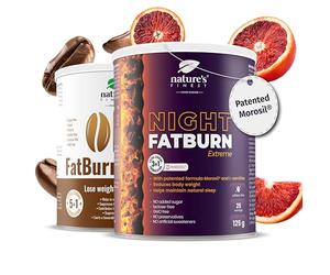 Nature's Finest by Nutrisslim 24-Hour Metabolic Support - OK!FatBurn Coffee & Night FatBurn Extreme - Vegan Powder Drinks with L-Carnitine, Guarana & Valerian - EU IFS-Certified