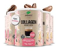 Nature's Finest by Nutrisslim Collagen Coffee - Premium Arabica Instant Coffee Powder with Collagen Type 2 and Biotin, Hyaluronic Acid, Vitamin C - Hydrolyzed Collagen Drink