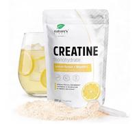 Nature's Finest by Nutrisslim Lemon Creatine Monohydrate Powder with Vitamin C, Flavoured, 300 g, 75 Servings, Food Supplement