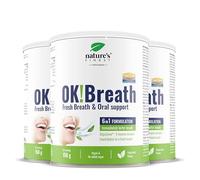 Nature's Finest by Nutrisslim OK!Breath, 6-in-1 Digestive Enzyme Complex, Natural Breath Freshener and Bad Breath Treatment for Adults, Patented DigeZyme® for Fresh Breath