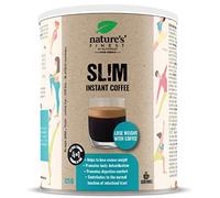 Nature's Finest by Nutrisslim Slim Coffee - Arabica Coffee with Neopuntia and Guarana, Supports Digestion and Detox, Vegan, Lactose-Free, 125g