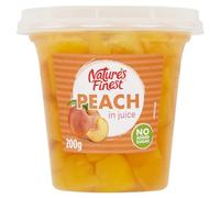 Nature's Finest | Peaches in Juice | 200g | Sharing Pot | (6 Pots)