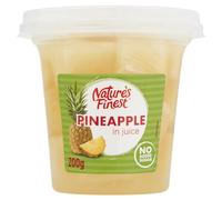 Nature's Finest | PINEAPPLE in Juice | 200g | Snack pot | (6 Pots)