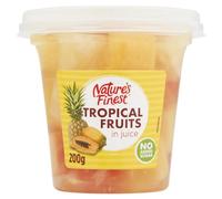 Nature's Finest | TROPICAL FRUITS in Juice | 200g | Sharing pot | (4 Pots)