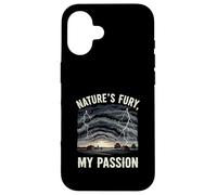 Natures Fury My Passion Storm Chaser Weather Photographer Case for iPhone 16