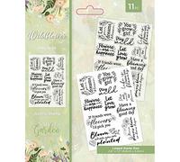 Natures Garden Wildflower Clear Acrylic Stamp - Stay Wild