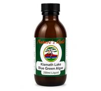 Nature's Gold Klamath Lake Blue Green Algae Liquid 250ml | AFA Algae Food Supplement | Vegan | Apple Juice Base | from Upper Klamath Lake, Oregon