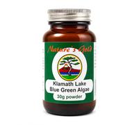 Nature's Gold Klamath Lake Blue Green Algae Powder 30g | Pure AFA Algae Food Supplement | Vegan | Powder | No Fillers | from Upper Klamath Lake, Oregon