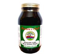 Nature's Gold Organic Klamath Lake Blue Green Algae Supplement 500mg 600 Tablets