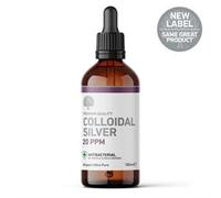 Nature's Greatest Secret 20ppm Enhanced Colloidal Silver 100ml Dropper - pH 9.0