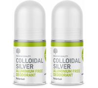 Nature's Greatest Secret All Natural Premium Quality Aluminium Free Antibacterial All Natural Colloidal Silver Deodorant (Pine, Eucalyptus & Peppermint) 50ml (Pack of 2)