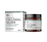 Nature's Greatest Secret Antibacterial Deep Pore Cleanse Colloidal Silver Vitamin C & Kaolin Clay Face Mask Natural Dermatology 100g