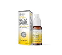 Nature's Greatest Secret Nova Sore Lip Gel | Natural Formula with Lysine, Lemon Balm, Liquorice Root & Colloidal Silver | For Dry & Sensitive Lips | 15ml | Made in UK