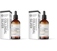 Nature's Greatest Secret True Premium Quality Antibacterial Colloidal Silver Dropper Bottle 100ml (Pack of 2)