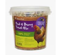 B&Q Chicken Food Natures Grub Poultry Garden Blend – Fruit Dry 1.2kg Tub