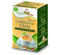 Nature's Guru Instant Unsweetened Chai, Cardamom, 10-Count by Nature's Guru