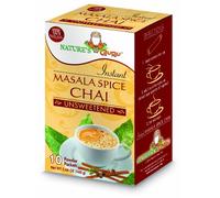 Nature's Guru Instant Unsweetened Chai, Masala Spice, 10-Count