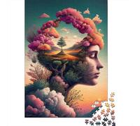 Nature's Harmony A Dreamy Landscape Within 1000-Piece Puzzle for Adults, 70x50cm/1000pcs, to Complete Gradually over A Weekend; White Cardboard with Reduced Dust