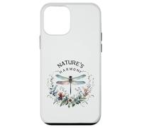 Nature's Harmony Dragonfly Floral Botanical Illustration Case for iPhone 12 mini