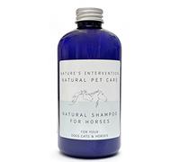 Nature's Intervention 99% Natural Horse Shampoo - Concentrated pH Balanced Formula with Aloe Vera, Neem, Citronella & Tea Tree - Sulfate-Free Deep Cleansing for Sensitive Skin - 250ml