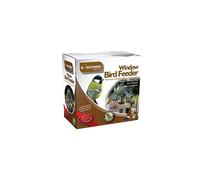 Natures Market BFWINDOW Clear Perspex Window Viewing Suction Cup Hanging Table Tray Perch Nut Peanut Seed Wild Bird Feeder