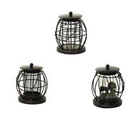 Nature's Market Set Of 3 Wild Bird Hanging Lantern Feeders