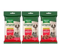 Natures Menu 3 x Packs of Real Beef mini treats (for small dogs) 60g packs Made with 95% REAL MEAT - Wheat & Gluten Free