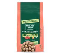 Natures Menu 80% Beef Freeze Dried Nuggets - Size: 625g
