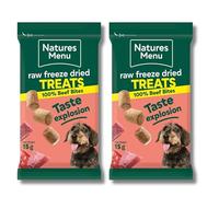 Nature's Menu Beef (2 x 15g) Freeze-Dried Meat Bites - Training Treats for Dogs