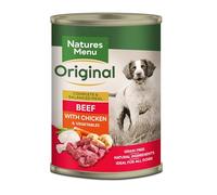Natures Menu Beef and Chicken Wet Dog Food (12 Tins) (12 x 400g) (Beef and Chicken)