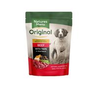 Natures Menu Dog Pouch Adult Beef and Tripe 300g (one supplied) May Vary