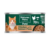 NATURES MENU Cat Chicken with Salmon and Tuna Pate 85g