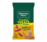 Natures Menu Meaty Cat Treats - Chicken - 50g
