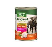 Natures Menu Chicken & Salmon Tin - Size: 12 x 400g