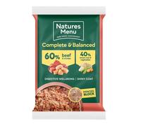 Natures Menu Complete and Balanced 60/40 Beef and Chicken Block Dog Food - 300g