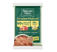 Natures Menu Complete and Balanced 60/40 Lamb and Chicken Block Dog Food - 300g