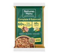 Natures Menu Complete and Balanced 60/40 Tripe and Chicken with Salmon Block Dog food - 300g