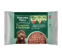 Natures Menu Complete and Balanced 80/20 Duck Block Raw Dog Food - 500g