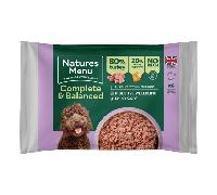 Natures Menu Complete and Balanced 80/20 Turkey Block Raw Dog Food - 500g