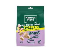 Natures Menu Complete Raw Freeze Dried Toppers - Turkey - 7 x 40g