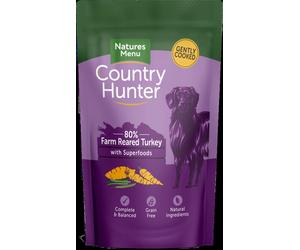 Natures Menu Country Hunter Beef,Duck,Chicken,Turkey 6 x 150g Dog Pouches@Melian