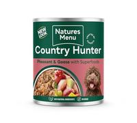 Natures Menu Country Hunter Canned Wet Dog Food - Pheasant and Goose - 6 x 600g