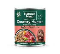 Natures Menu Country Hunter Seriously Meaty Beef Dog Food - 6 x 600g