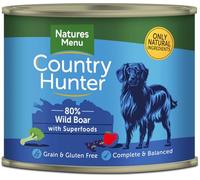 Country Hunter Dog Tins Wild Boar - Size: 600g