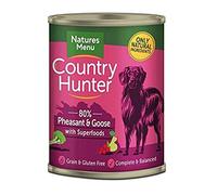 Natures Menu Country Hunter Dog Food Can Pheasant & Goose (6 x 400g)